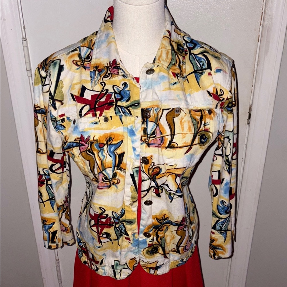 Vintage Women’s Mirror Image size Small button down shacket